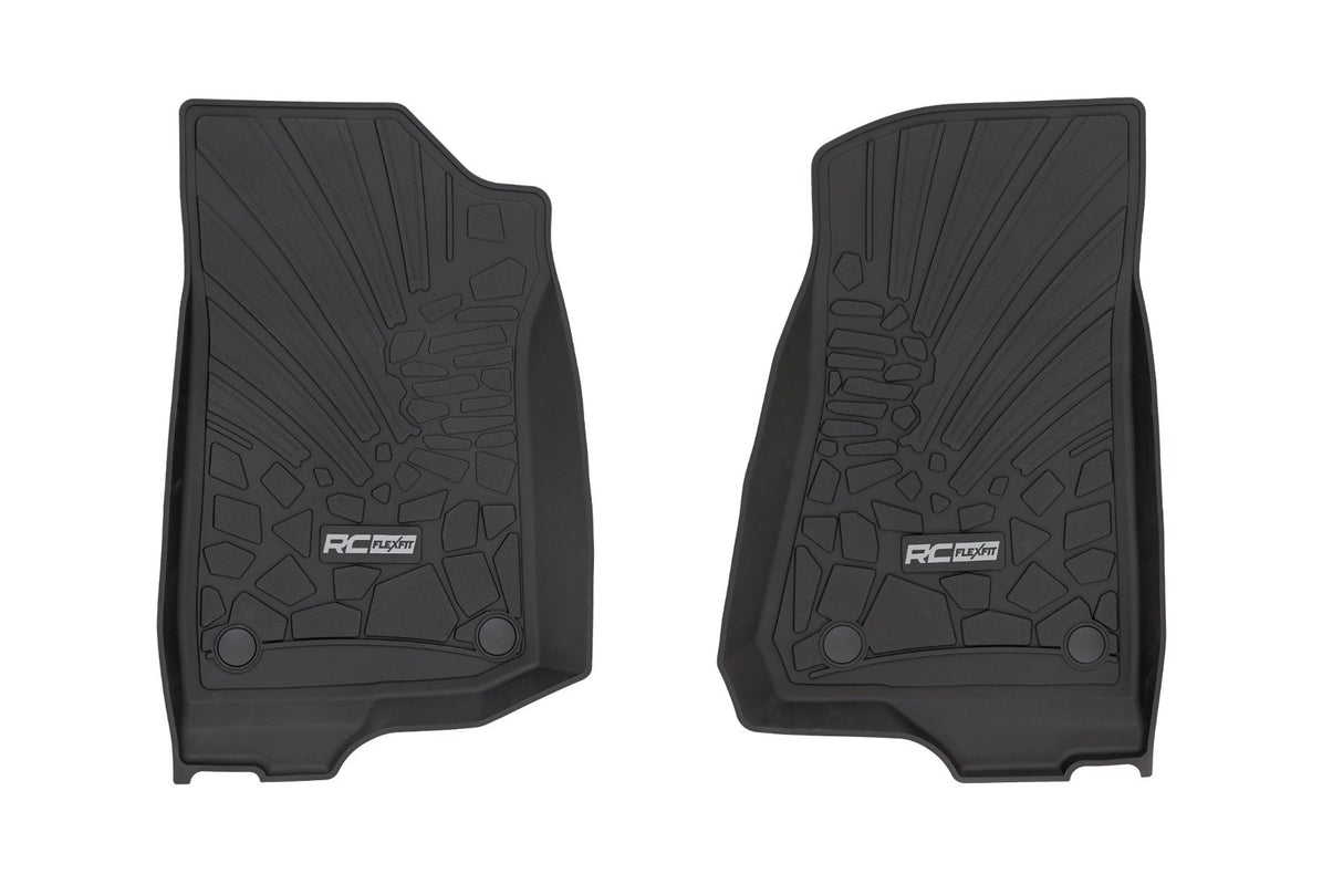 Floor mats for 2019-2024 Jeep Wrangler by Rough Country