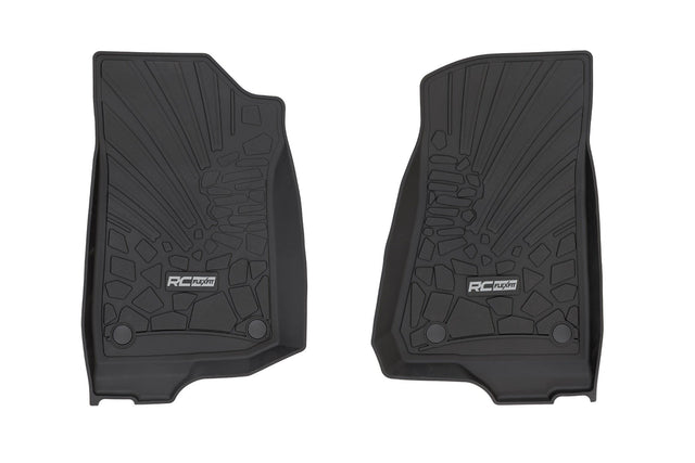 Floor mats for 2019-2024 Jeep Wrangler by Rough Country