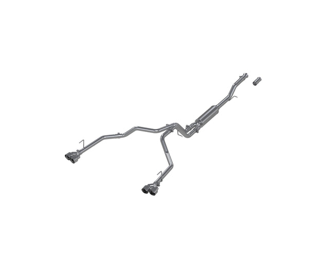 MBRP cat-back exhaust system fits 2021-2024 Chevy dual rear exit aluminized steel S5059AL 2.5 inch inlet/outlet