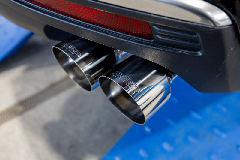MBRP cat-back exhaust system fits 2021-2024 Chevy dual rear exit aluminized steel S5057AL 2.5 inch inlet/outlet