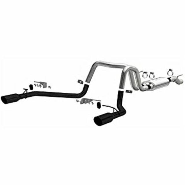 MagnaFlow cat-back exhaust system for Ford F-150 stainless steel black