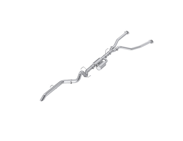 MBRP cat-back exhaust system fits 2022-2025 Toyota Tundra single rear exit aluminized steel S5305AL