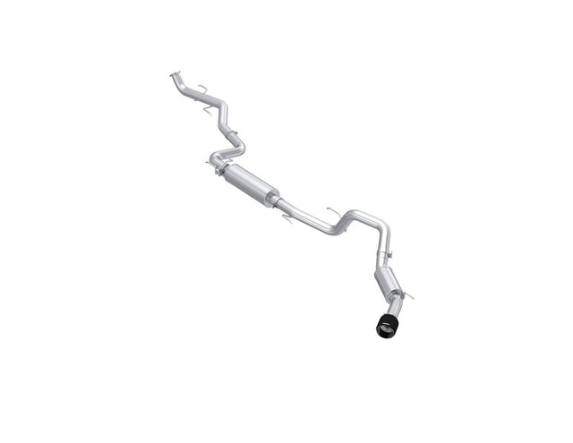 MBRP cat-back exhaust system fits Toyota Tacoma single side exit Armor Pro Series T304 stainless steel carbon fiber tip S53233CF 3 inch inlet/outlet