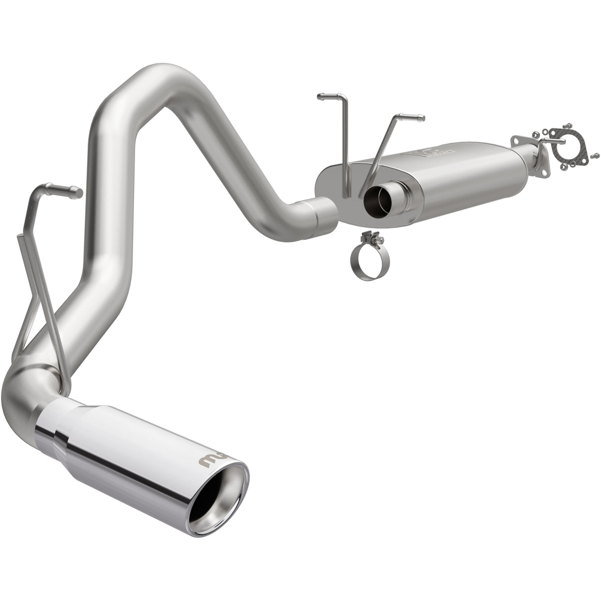 MagnaFlow cat-back exhaust system polished