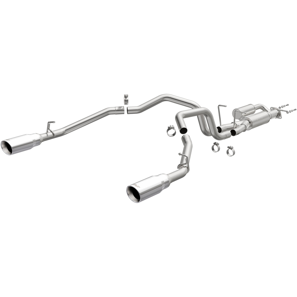 MagnaFlow cat-back exhaust system polished
