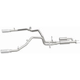 MagnaFlow cat-back exhaust system polished