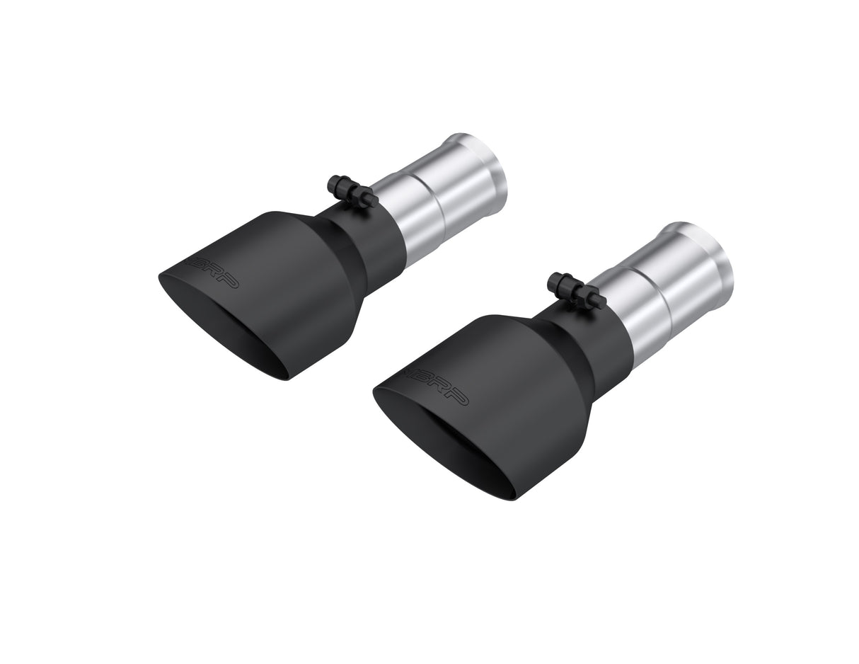 MBRP performance muffler fits Ram 1500 T304 stainless steel black coated carbon fiber tip T5204BLK 5 inch inlet/outlet
