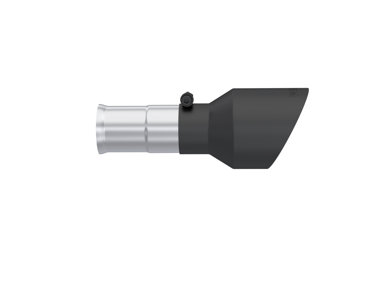 MBRP performance muffler fits Ram 1500 T304 stainless steel black coated carbon fiber tip T5204BLK 5 inch inlet/outlet