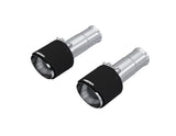 MBRP performance muffler fits Ram 1500 T304 stainless steel black coated carbon fiber tip T5204CF 5 inch inlet/outlet
