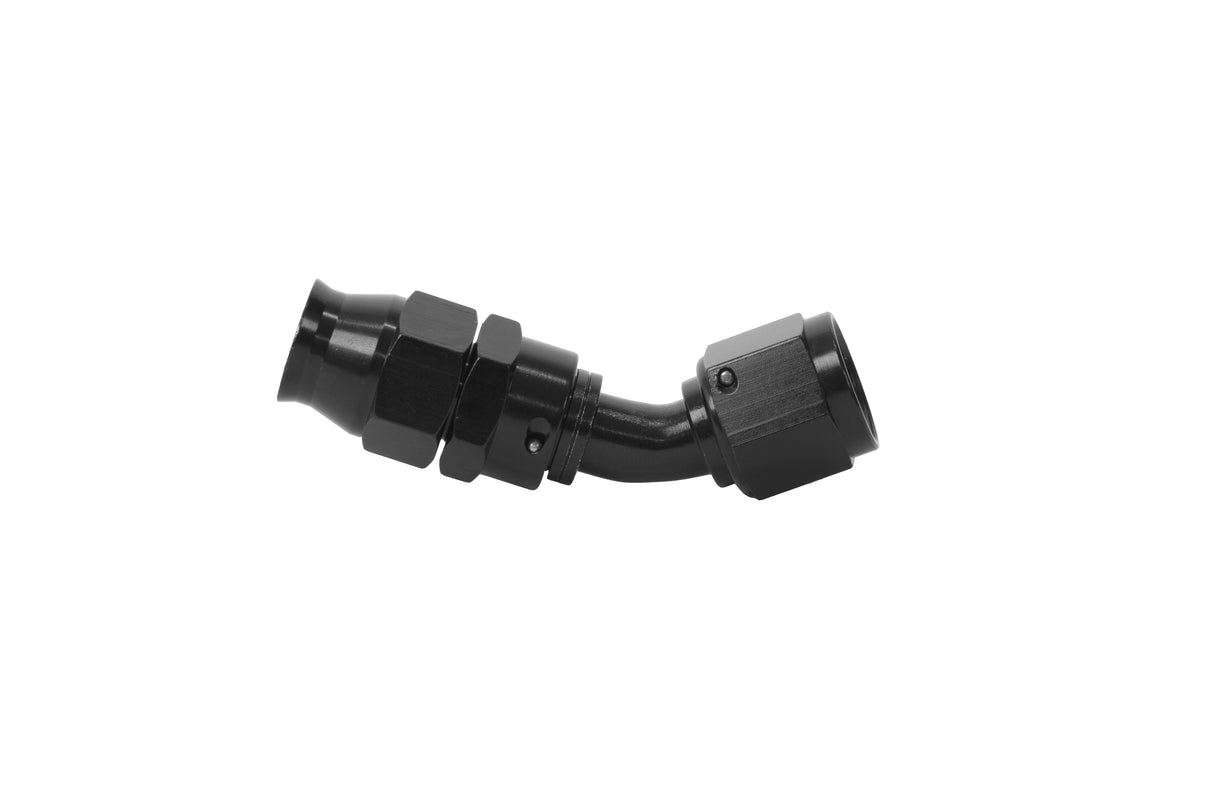 Aeromotive PTFE hose end fitting straight black anodized anodized 15354