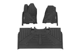 Rough Country Flex-Fit Floor Mats - FR & RR - Crew - Ram 1500 (25) - FF-31432