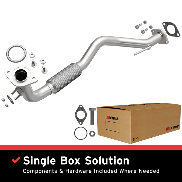 1988-1992 Toyota Corolla Direct-Fit Front Pipe Kit 107-0138 stainless steel