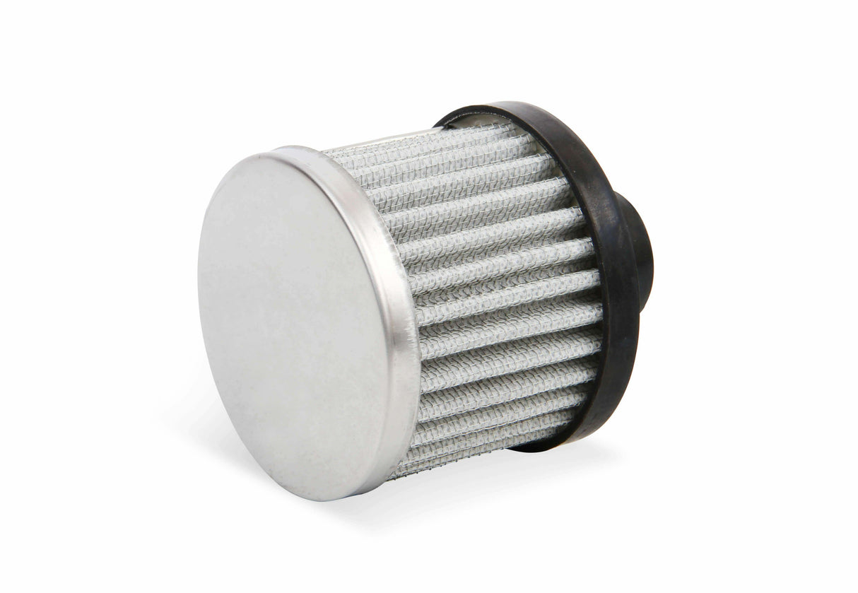 Mr Gasket 2049 Oil Breather Cap - Open Element - Push-On Style - Universal Fit