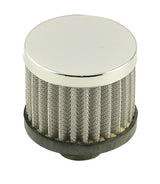Mr Gasket 2049 Oil Breather Cap - Open Element - Push-On Style - Universal Fit
