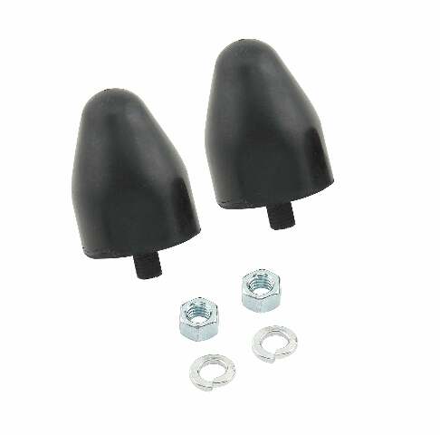Lakewood 20530 Lakewood Traction Bar Snubbers - Black Rubber - Large