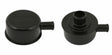 Mr. Gasket valve cover breather 2054BP black steel rubber 2493