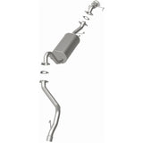 Fits 2000-2003 Mitsubishi Montero Sport Direct-Fit Replacement Exhaust 106-0551 aluminized steel