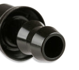 Mr. Gasket 6 AN 90 degree push on hose ends black BL aluminum 209006