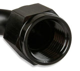 Mr. Gasket 10 AN 90 degree push on hose ends black BL aluminum 209010