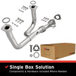 1999-2004 Honda Odyssey Direct-Fit Front Pipe Kit 107-0082 stainless steel