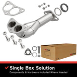 2004-2012 Mitsubishi Galant Direct-Fit Front Pipe Kit 107-0107 stainless steel