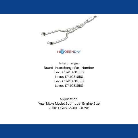 2006 Lexus GS300 Direct-Fit Catalytic Converter 21-048 Magnaflow