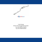 MagnaFlow direct-fit catalytic converter for 2013-2016 Hyundai Santa Fe stainless steel CARB compliant OBDII