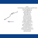 MagnaFlow direct-fit catalytic converter for 2013-2016 Hyundai Santa Fe stainless steel CARB compliant OBDII
