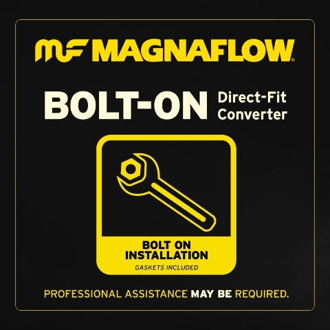 MagnaFlow direct-fit catalytic converter for 2016-2017 Hyundai Sonata stainless steel CARB compliant