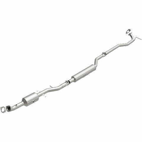 MagnaFlow direct-fit catalytic converter fits 2011-2018 Mitsubishi Outlander Sport and 2010-2013 Mitsubishi Outlander, this and 2013-2018 Mitsubishi Outlander Sport Compliant stain