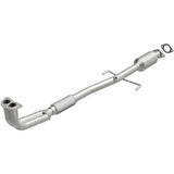 MagnaFlow direct-fit catalytic converter fits 1999-2000 Mitsubishi Galant and 2000 Mitsubishi Eclipse, this and 1999-2000 Mitsubishi Galant stainless steel CARB compliant