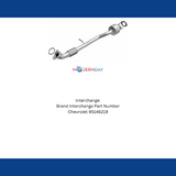 MagnaFlow direct-fit catalytic converter for 2013-2015 Chevy stainless steel CARB compliant OBDII