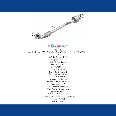 MagnaFlow direct-fit catalytic converter for 2013-2015 Chevy stainless steel CARB compliant OBDII