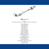 MagnaFlow direct-fit catalytic converter for 2013-2015 Chevy stainless steel CARB compliant OBDII