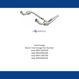 MagnaFlow direct-fit catalytic converter for 2010-2011 Jeep Wrangler stainless steel CARB compliant