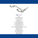 MagnaFlow direct-fit catalytic converter for 2010-2011 Jeep Wrangler stainless steel CARB compliant