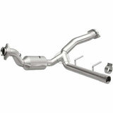 MagnaFlow direct-fit catalytic converter for 2015-2018 Ford F-150 3.5 inch inlet/outlet stainless steel CARB compliant