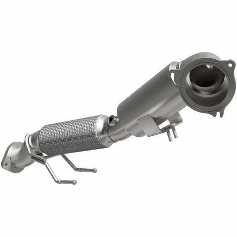 MagnaFlow direct-fit catalytic converter for 2013-2017 Ford 1.5 inch inlet/outlet stainless steel CARB compliant OBDII