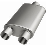 Exhaust Muffler for 5 X 8in. Oval Straight-Through Performance Exhaust Muffler MagnaFlow 12128