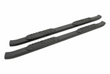 Fits Toyota Tacoma 2WD/4WD (2024) Oval Nerf Step; Double Cab; Black; 21017
