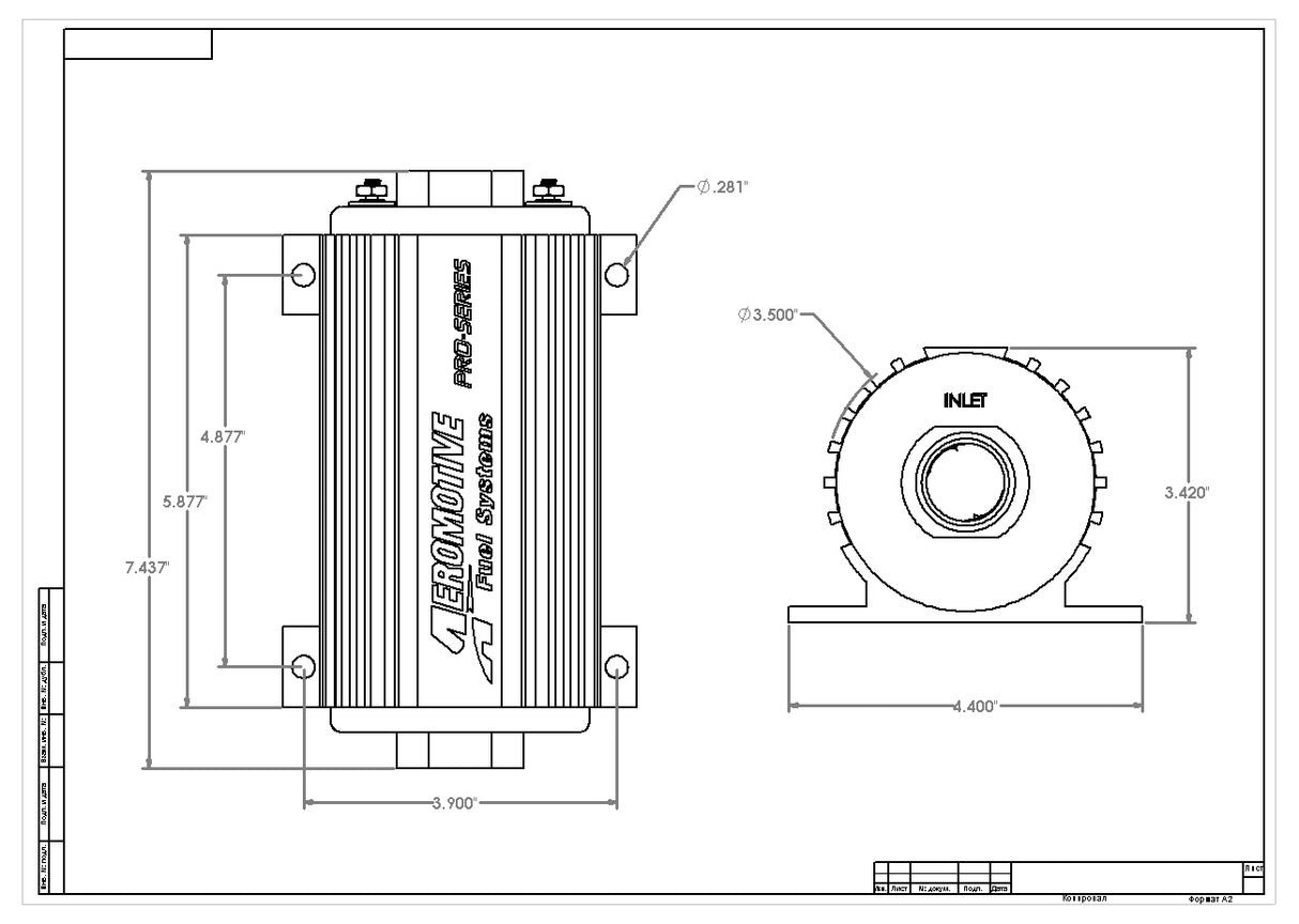 Aeromotive fuel pump 11102