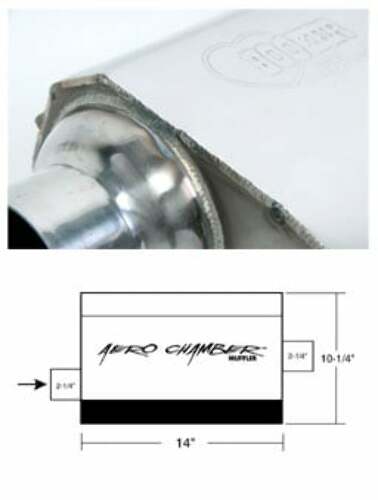 Hooker Aero Chamber Muffler 21501HKR