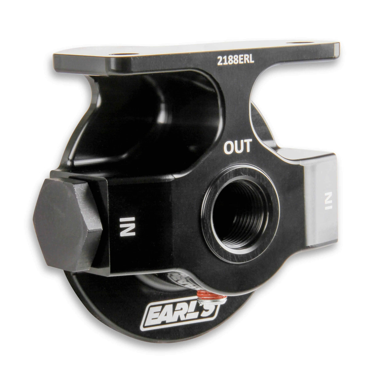 Earl's Billet Remote Oil Filter Mount - 2188ERL