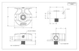 Earl's Billet Remote Oil Filter Mount - 2188ERL