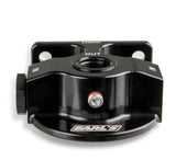 Earl's Billet Remote Oil Filter Mount - 2188ERL AN fitting black aluminum