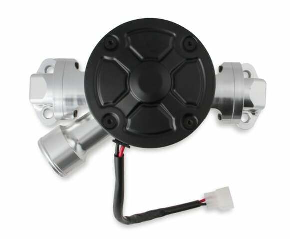Billet Electric Water Pump - 22-131 for 1955-1956 Chevy Corvette aluminum polished