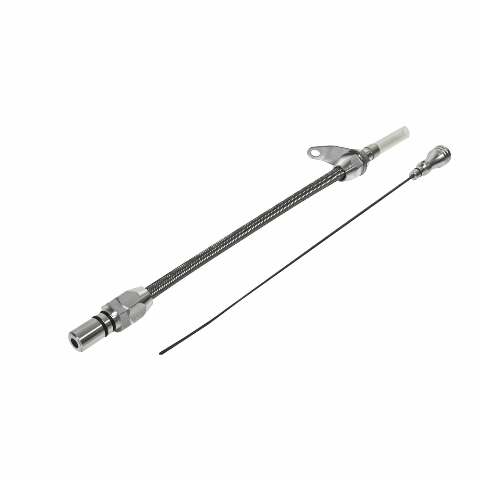 Billet Aluminum/Stainless Steel Braided Transmission Dipstick-GM billet aluminum stainless steel