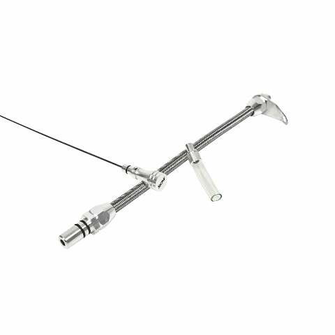 Billet Aluminum/Stainless Steel Braided Dipstick - GM billet aluminum stainless steel