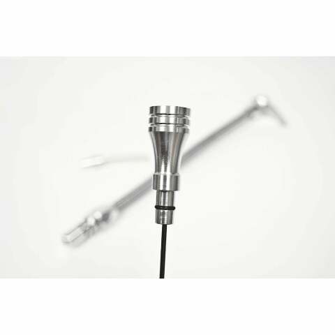 Billet Aluminum/Stainless Steel Braided Dipstick - GM billet aluminum stainless steel