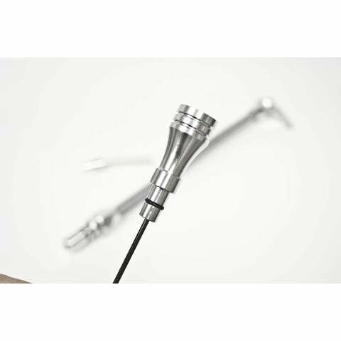 Billet Aluminum/Stainless Steel Braided Dipstick - GM billet aluminum stainless steel